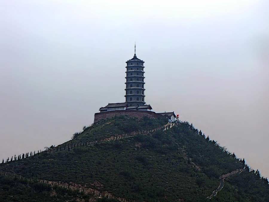 Pagoda near Xiaxian