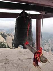Tourism and religion are in certain controversion on Hua Shan. The commercial impact of this mountain is so great that hardly there finds much space for something sacred behind it. But those who seek don't bother much about what they find.
