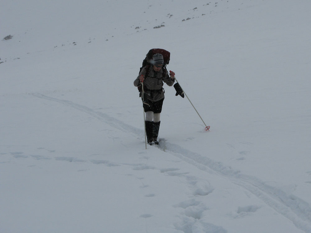В верховьях Лахумедона можно идти на лыжах